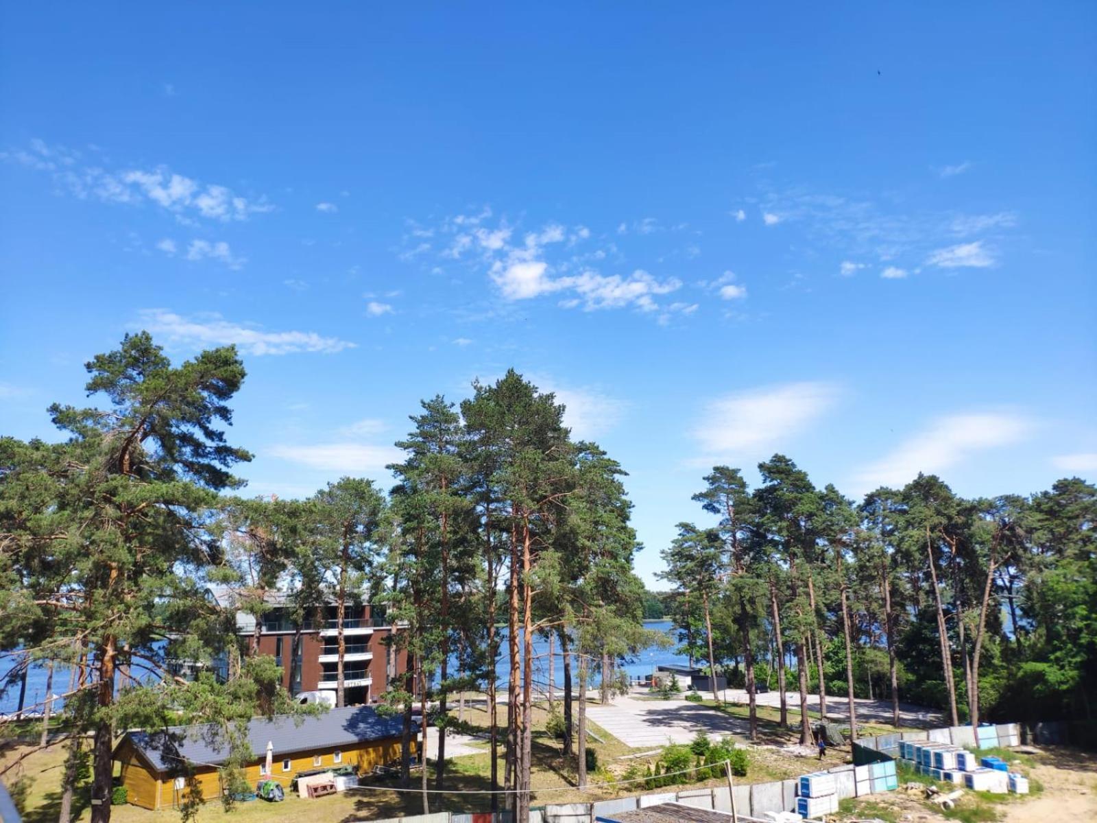 Apartament Bryza Augustow Z Widokiem Na Jezioro Necko Bagian luar foto